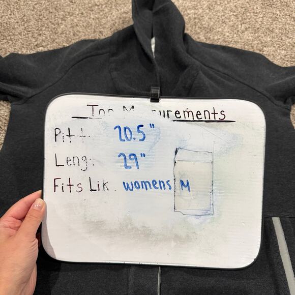 Women's Grey Lululemon Yin To My Yang Snap Button Cardigan Sweater Jacket Sz 8 - Picture 8 of 8